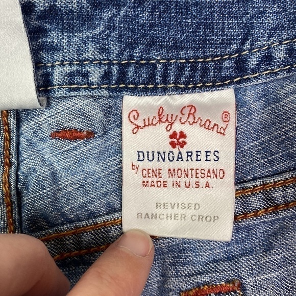 Lucky Brand Revised Rancher Crop Capri Pants Size 12 - Picture 12 of 13